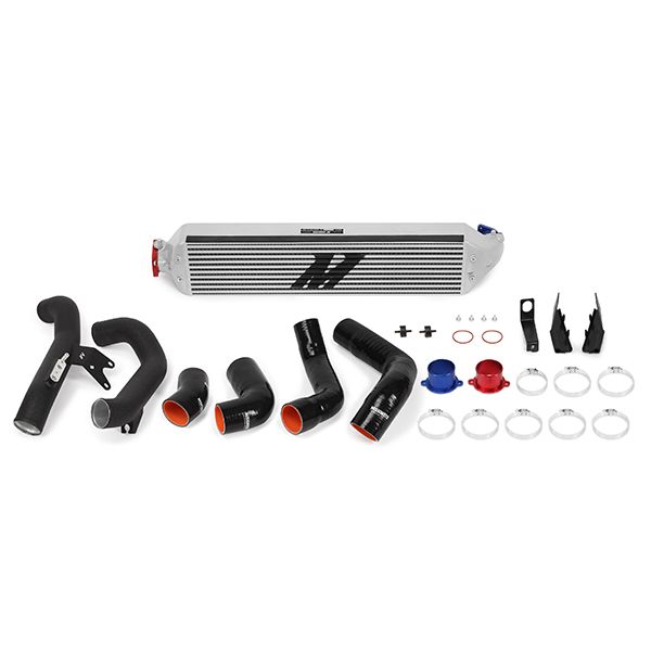 Mishimoto — Mishimoto 2016+ Honda Civic 1.5T / 2017+ Honda Civic Si Silver Intercooler Kit w/Black Pipes - view 10